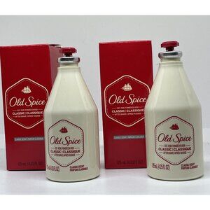 2 Pack Lot Old Spice Men's Classic Scent After Shave 4.25 Fl oz SMELL LIKE A MAN